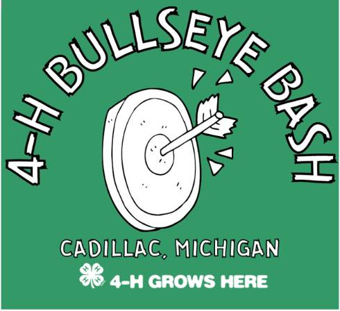 Bullseye Bash logo with arrow in target bullseye